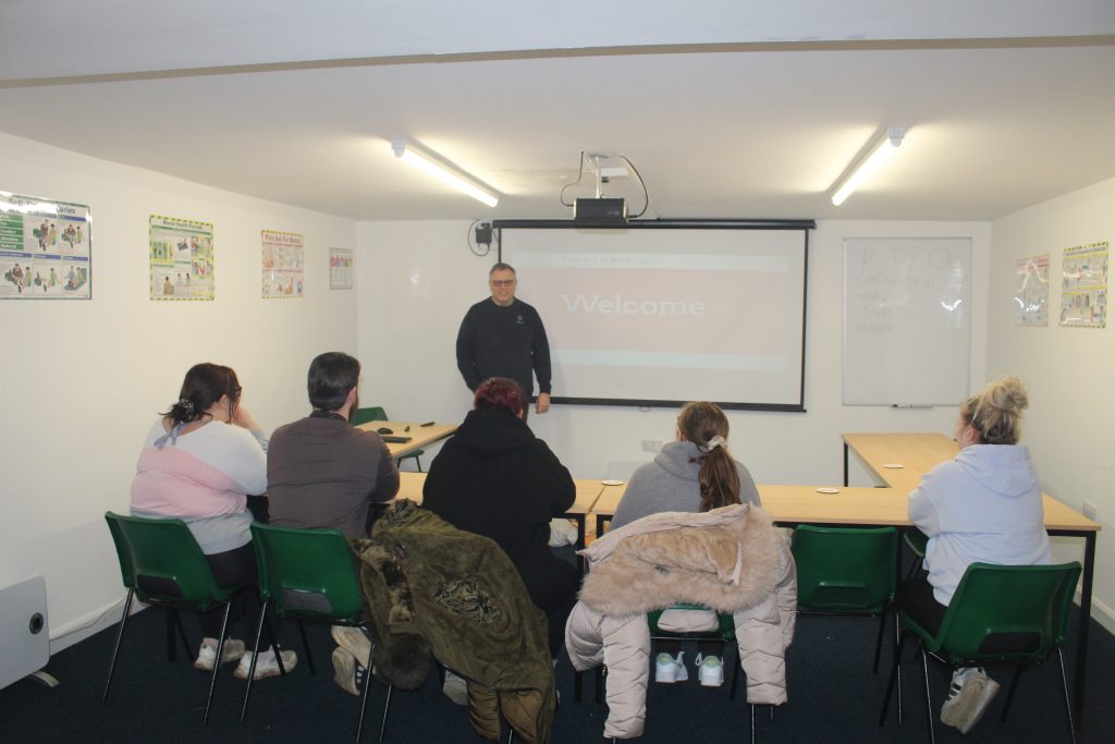 Norcam training room first aid course